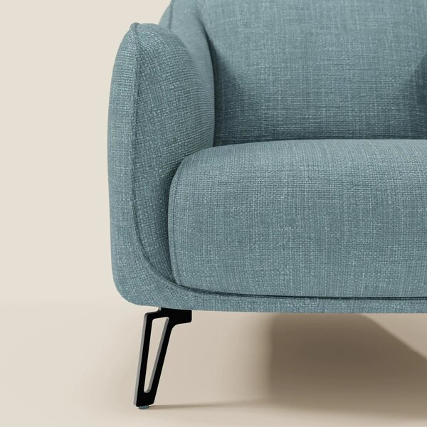 Avela Poltroncina dal comfort senza tempo in morbido tessuto impermeab