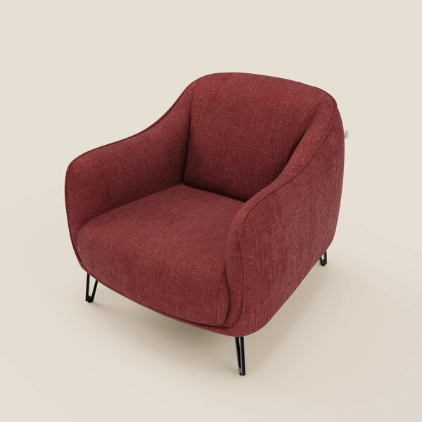 Avela Poltroncina dal comfort senza tempo in morbido tessuto impermeab
