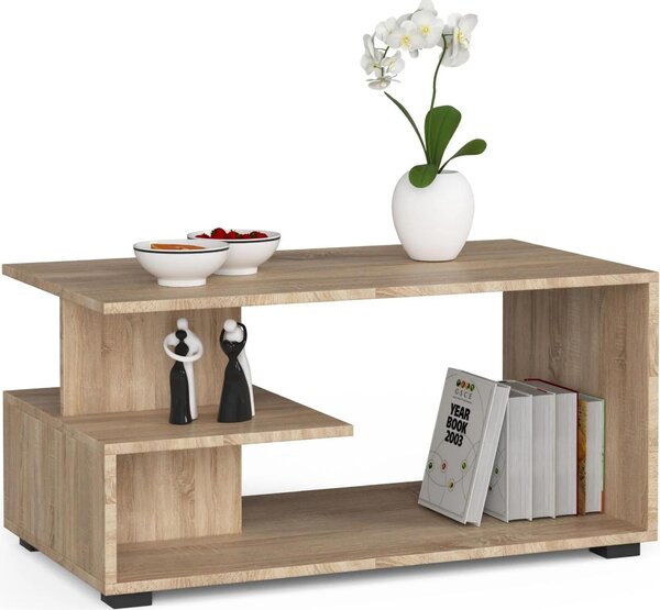 Tavolino da caffè PIN in Rovere Sonoma Design Elegante e Funzionale 90x45 cm