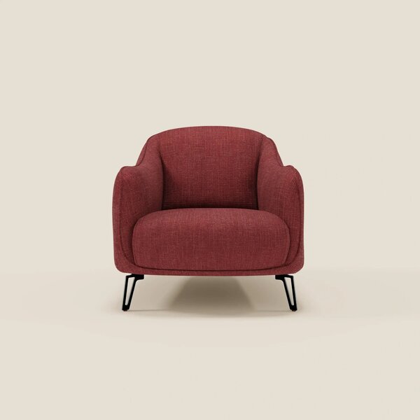Avela Poltroncina dal comfort senza tempo in morbido tessuto impermeab