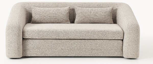Divano letto 2 posti in bouclé Eliot