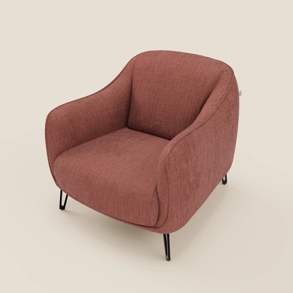 Avela Poltroncina dal comfort senza tempo in morbido tessuto impermeab