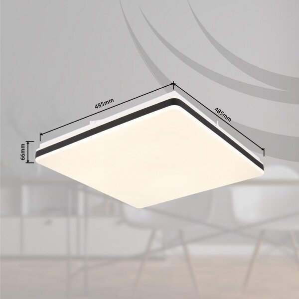 Globo 48025OBSH - Plafoniera LED dimmerabile ULLY LED/24W/230V Tuya + +TC