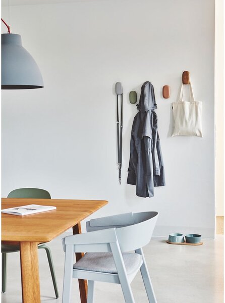Gancio da parete in rovere nero Gemma Oak Black - MiaCara