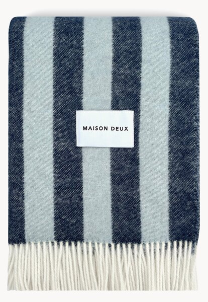Coperta in lana a righe Candy Wrap