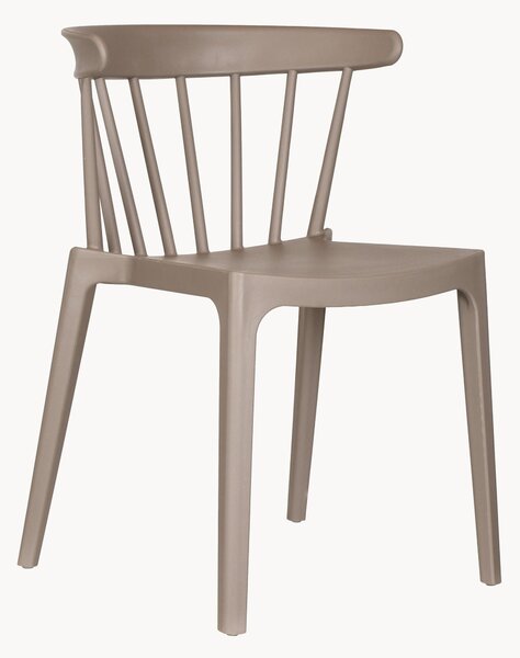 Set di 2 sedie da giardino impilabili Bliss