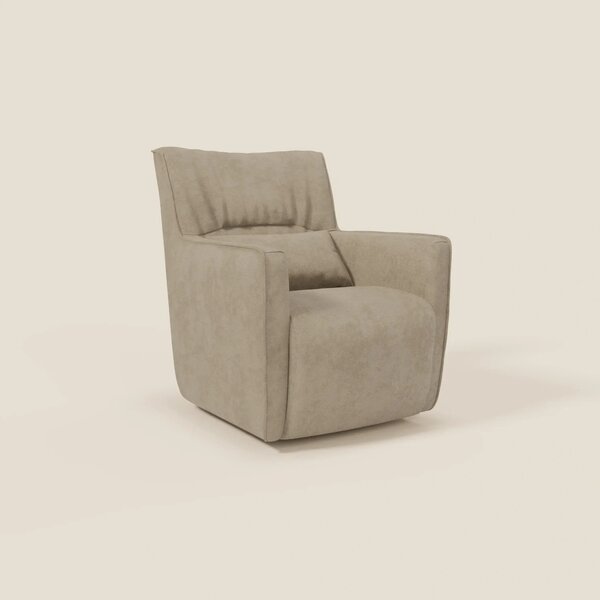 Tulla Poltrona girevole in tessuto impermeabile T02 beige
