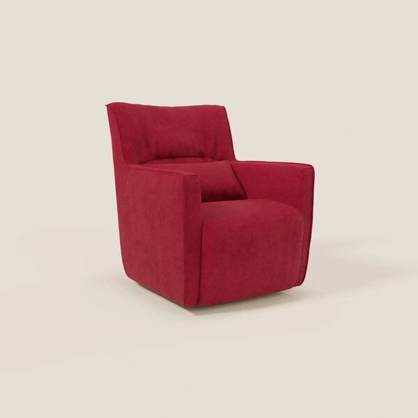 Tulla Poltrona girevole in tessuto impermeabile T02 rosso