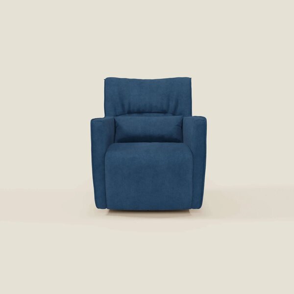 Tulla Poltrona girevole in tessuto impermeabile T02 blu