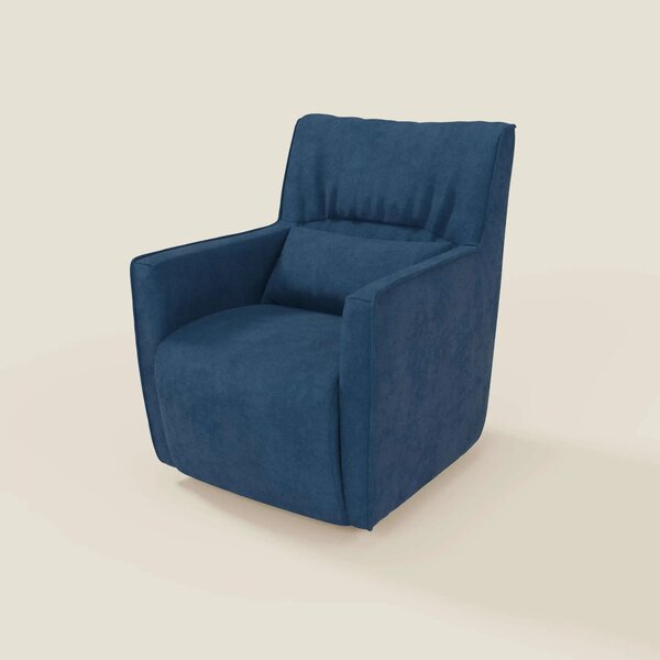 Tulla Poltrona girevole in tessuto impermeabile T02 blu