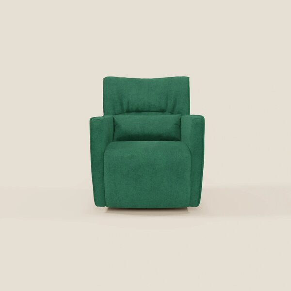 Tulla Poltrona girevole in tessuto impermeabile T02 verde