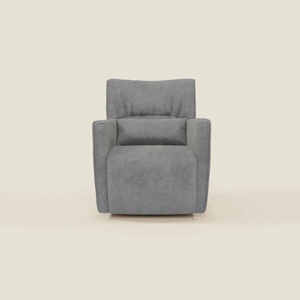 Tulla Poltrona girevole in tessuto impermeabile T02 grigio