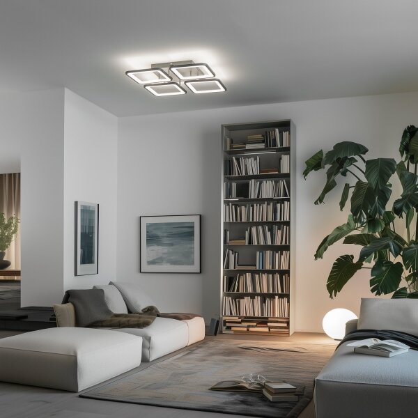 Brilagi - Lampadario a plafone LED dimmerabile SQUARED LED/85W/230V 3000-6500K + +TC
