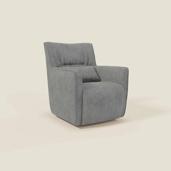 Tulla Poltrona girevole in tessuto impermeabile T02 grigio