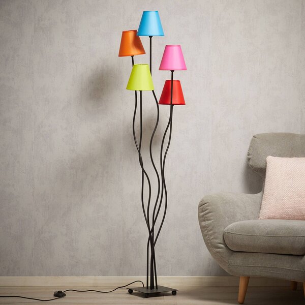 Näve Lampada da terra Colori, Soggiorno / Sala da pranzo, Tessuto / Stoffa / Seta, Giovanile, Lampada da terra