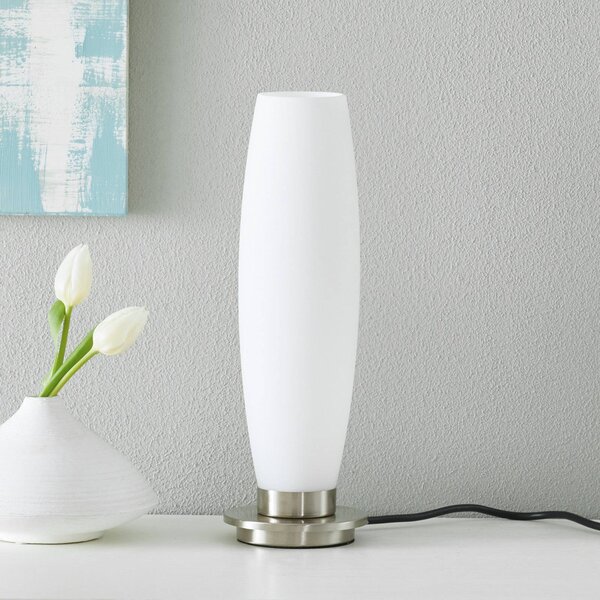 Paul Neuhaus Lampada da tavolo a LED Tyra, dimmerabile, Soggiorno / Sala da pranzo, Vetro, Moderno, Lampada da tavolo LED
