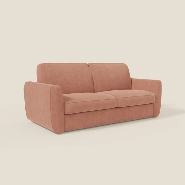 Leonida divano letto sfoderabile e materasso H18 cm - vano portaguanci
