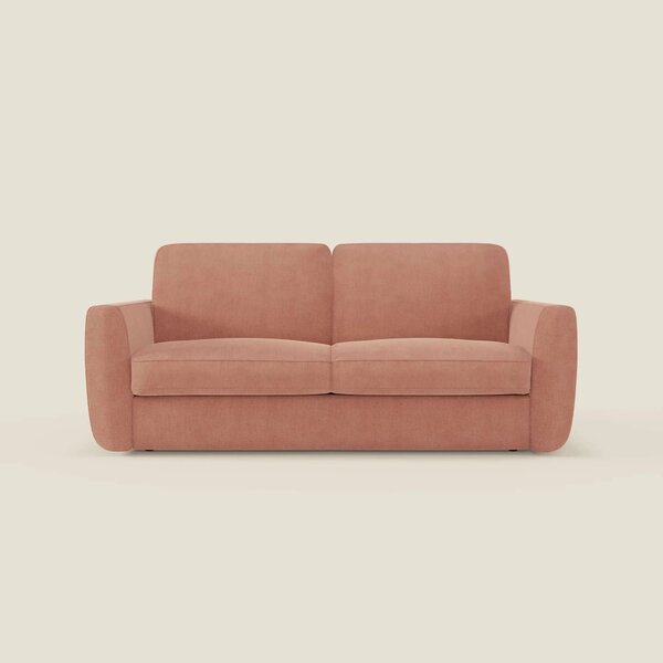 Leonida divano letto sfoderabile e materasso H18 cm - vano portaguanci