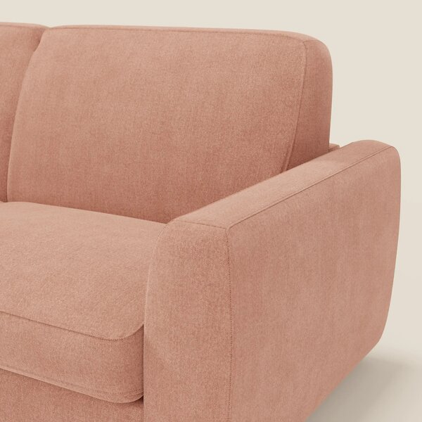 Leonida divano letto sfoderabile e materasso H18 cm - vano portaguanci