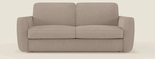 Leonida divano letto sfoderabile e materasso H18 cm - vano portaguanci