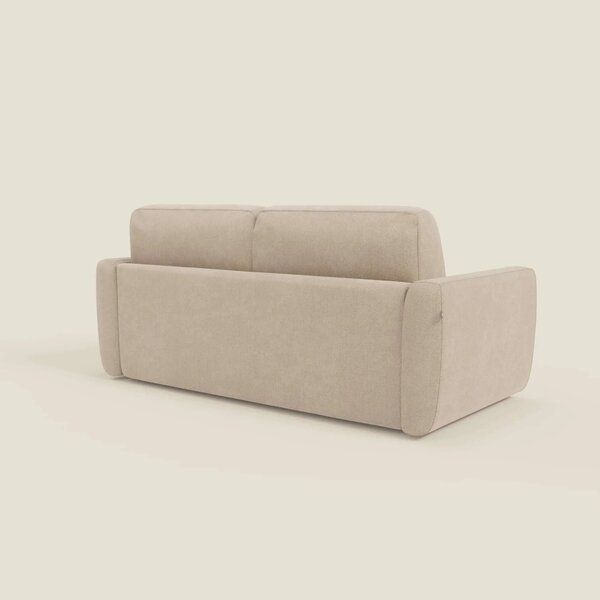 Leonida divano letto sfoderabile e materasso H18 cm - vano portaguanci