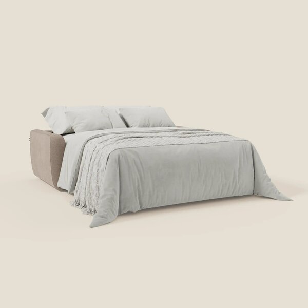 Leonida divano letto sfoderabile e materasso H18 cm - vano portaguanci