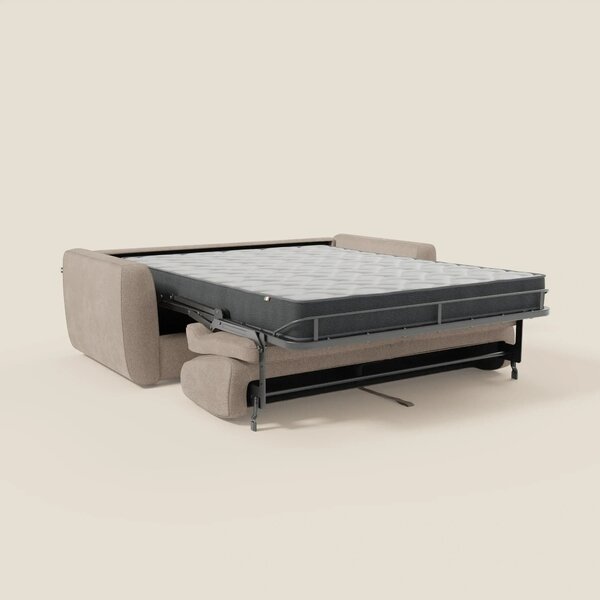 Leonida divano letto sfoderabile e materasso H18 cm - vano portaguanci
