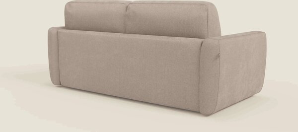 Leonida divano letto sfoderabile e materasso H18 cm - vano portaguanci