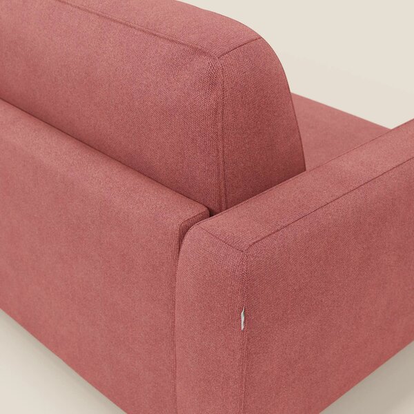Leonida divano letto sfoderabile e materasso H18 cm - vano portaguanci