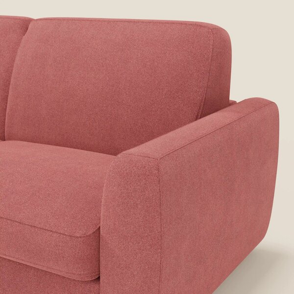 Leonida divano letto sfoderabile e materasso H18 cm - vano portaguanci