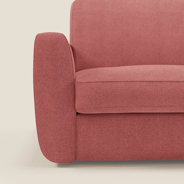 Leonida divano letto sfoderabile e materasso H18 cm - vano portaguanci