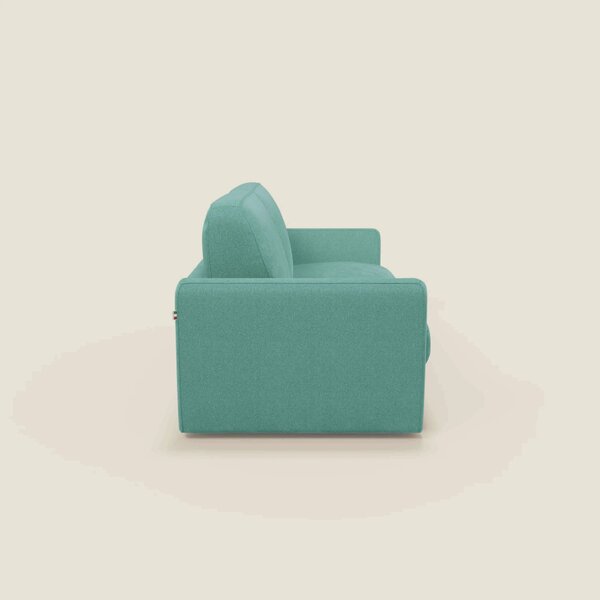 Leonida divano letto sfoderabile e materasso H18 cm - vano portaguanci