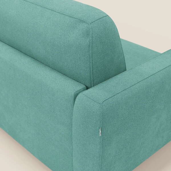 Leonida divano letto sfoderabile e materasso H18 cm - vano portaguanci