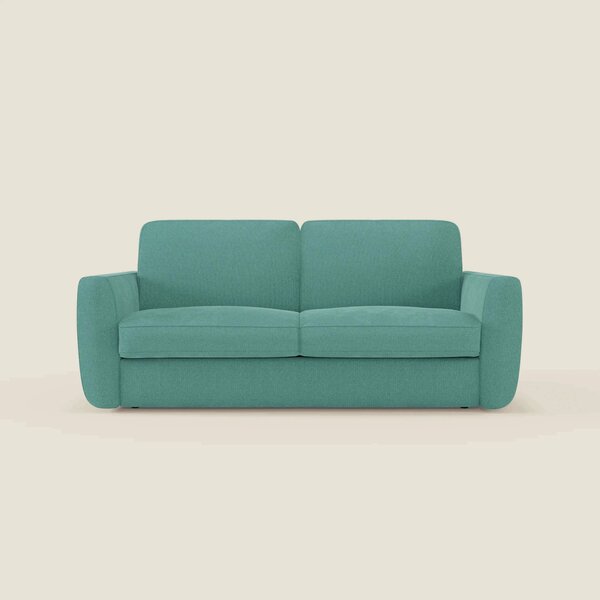 Leonida divano letto sfoderabile e materasso H18 cm - vano portaguanci