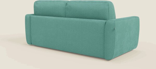 Leonida divano letto sfoderabile e materasso H18 cm - vano portaguanci
