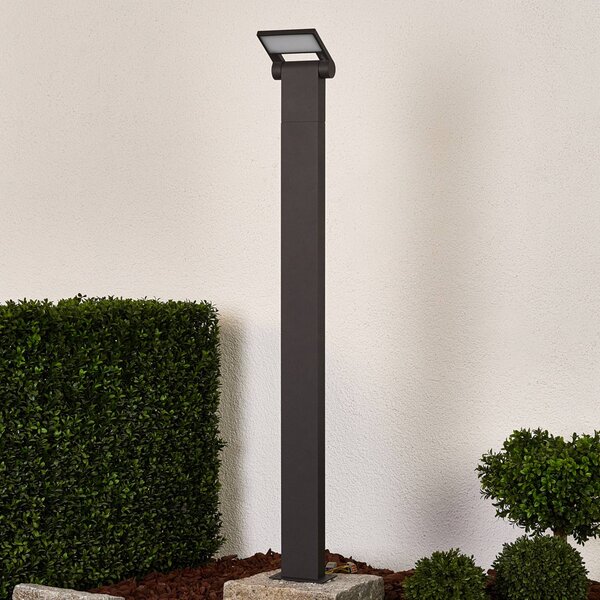 Lampioncino da giardino Marius Lucande, Nero, Alluminio, Moderno, Lampada LED da esterni