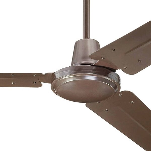 Westinghouse Ventilatore da soffitto Industrial, marrone, silenzioso, 142 cm Industrial, Marrone / Ruggine, Soggiorno / Sala da pranzo, Metallo, Moderno