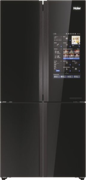 Haier Frigorifero Americano Side by Side 586 Litri Classe F Total No Frost colore Nero Cube 90 Serie 9 - HCW9919FSGB