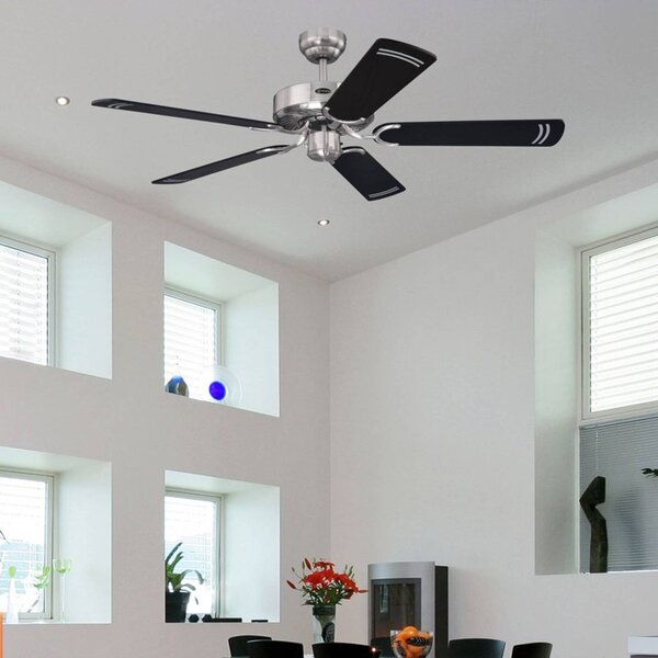 Westinghouse Cyclone ventilatore in nero CYCLONE, Nero, Soggiorno / Sala da pranzo, Metallo
