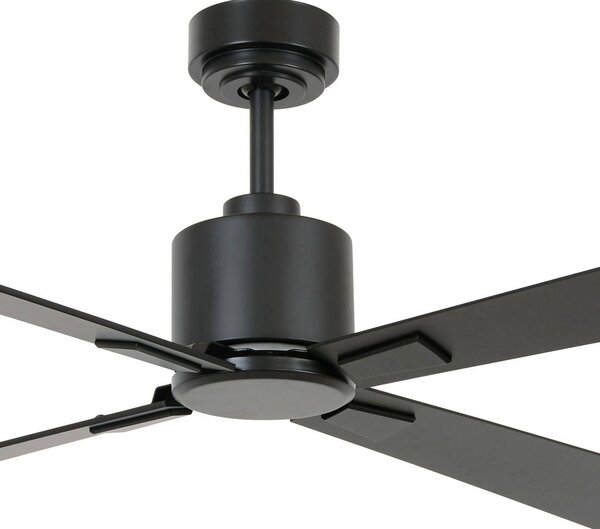 Beacon Lighting Ventilatore da soffitto Airfusion Climate DC, nero, silenzioso, Nero, Soggiorno / Sala da pranzo, Legno, Moderno