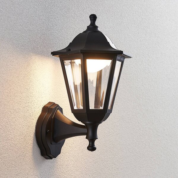 Applique da esterni a LED Iavo Lindby, Nero, Plastica, Antico, Applique LED da esterni