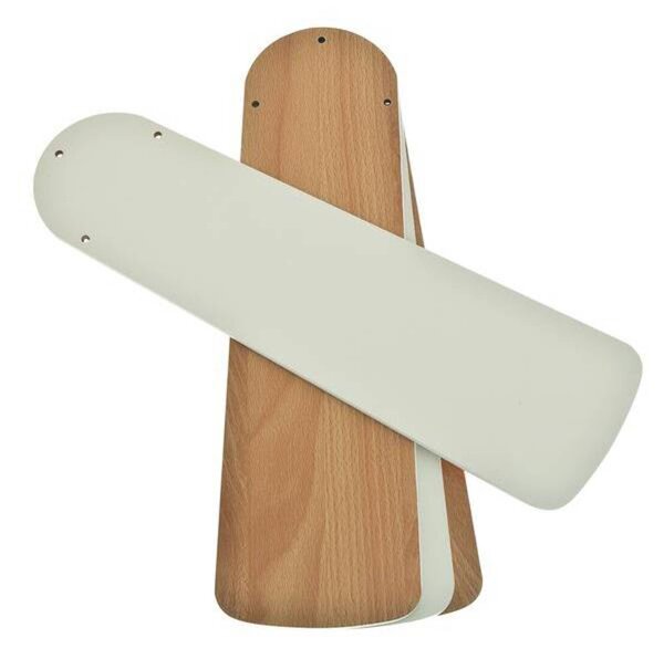 Westinghouse Princess Euro ventilatore, 3 luci, Bianco / Opale, Soggiorno / Sala da pranzo, Legno, Moderno