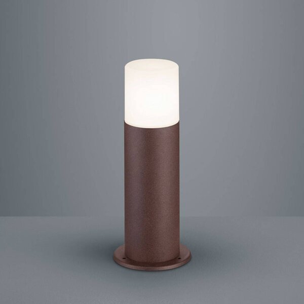 Trio Lighting Lampione da giardino Hoosic, Marrone / Ruggine, Alluminio, Moderno, Lampada da esterni