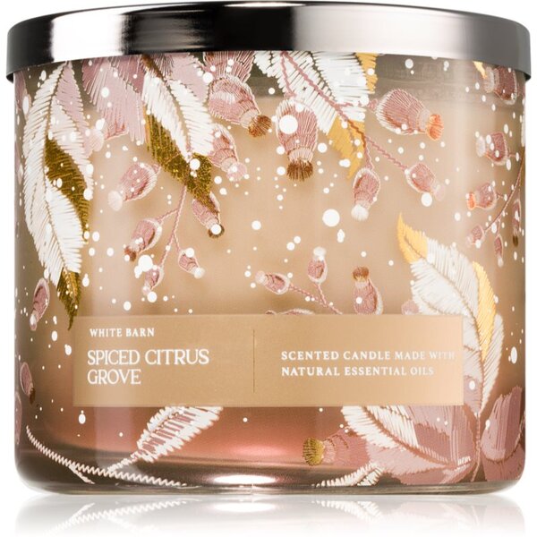 Bath & Body Works Spiced Citrus Grove candela profumata 411 g
