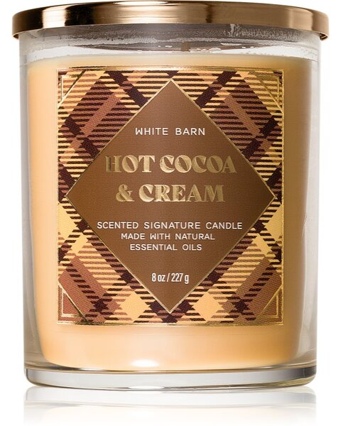 Bath & Body Works Hot Cocoa & Cream candela profumata 227 g