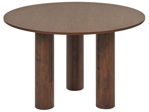 Tavolo da pranzo legno scuro ⌀ 120 cm ORIN Beliani
