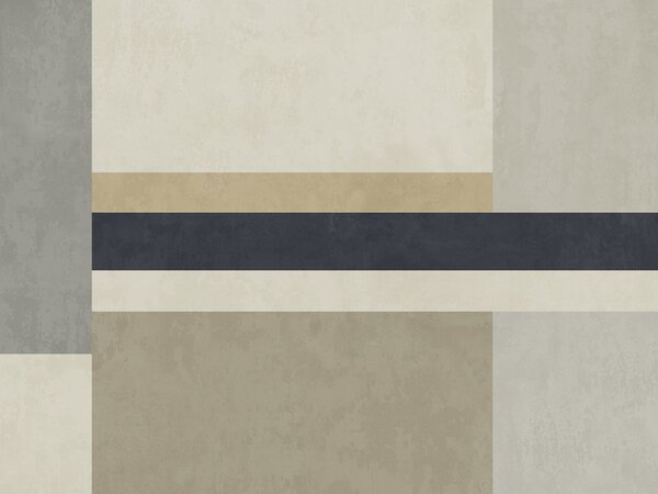 Carta da parati Blocchi geometrici nei toni del beige e del grigio, Carta da parati 3D, Carte da parati Forme geometriche 3D, w05890v1 : Uwalls.it