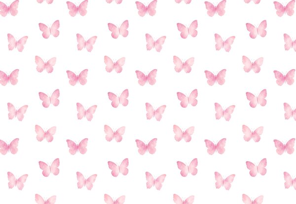 Carta da parati Motivo con farfalle rosa, Carta da parati Farfalle, Carta da parati popolare - Tapeko.it