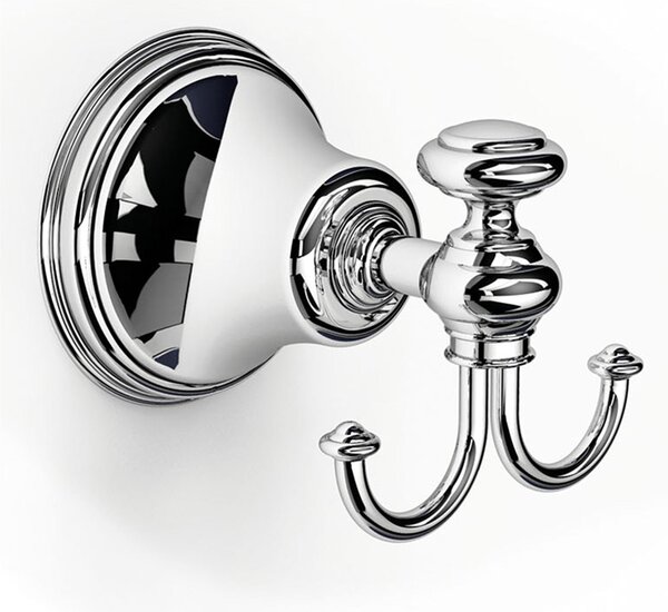 Appendiabito Doppio LIBERTY 7.0x9.0xh7.50 cm in acciaio inox lucido