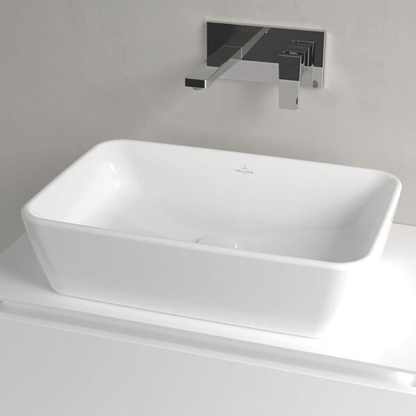 Villeroy & Boch Architectura - Lavabo da appoggio, 600x405 mm, con sfioratore, bianco alpino 5A276001